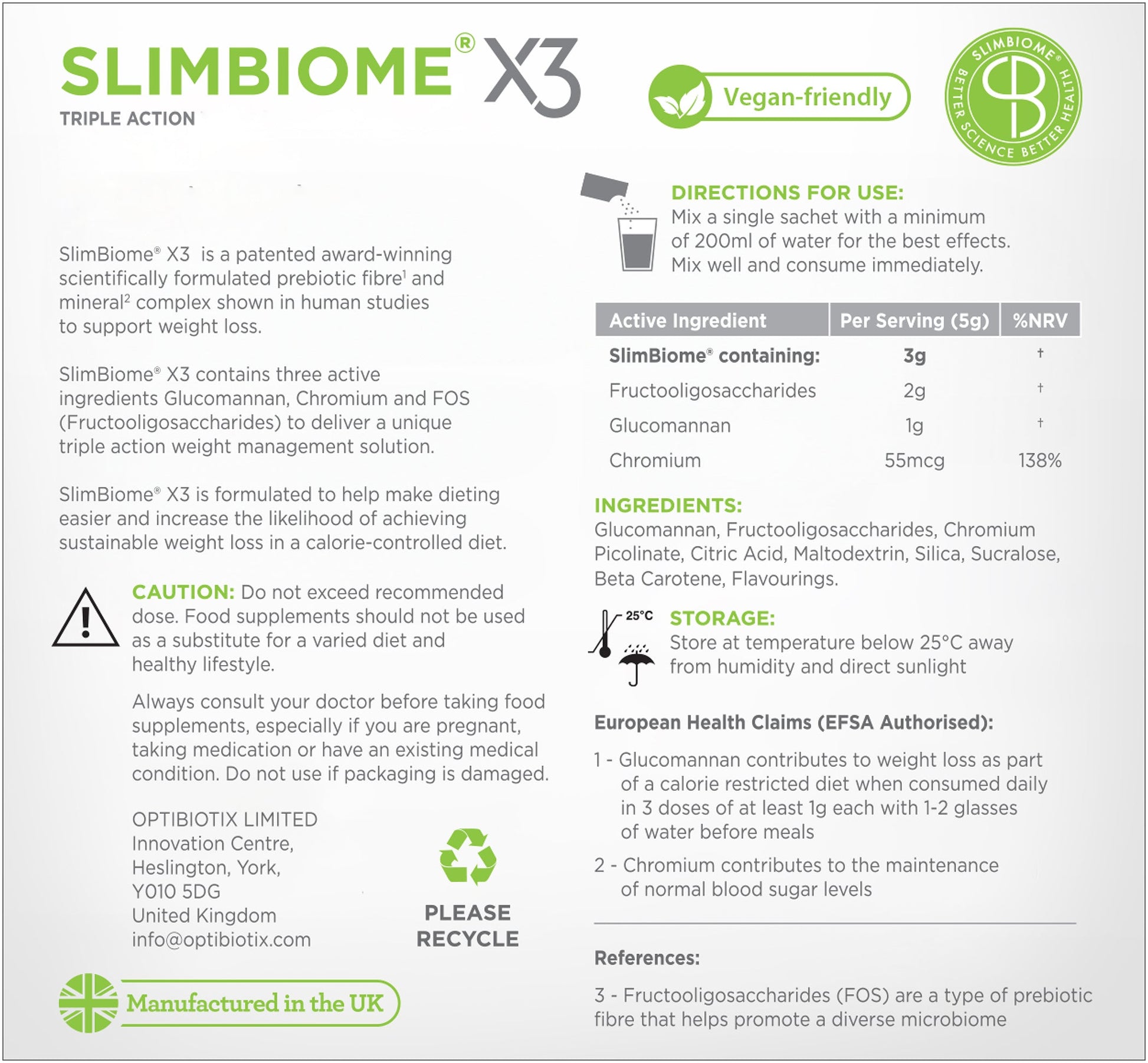 Nutritional Supplement slimbiome