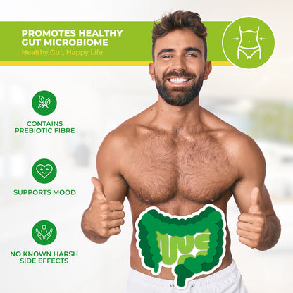 Slimbiome - Prebiotic, Nutritional Supplement, Vegan, Gut Health, Daily Management, 30 Servings