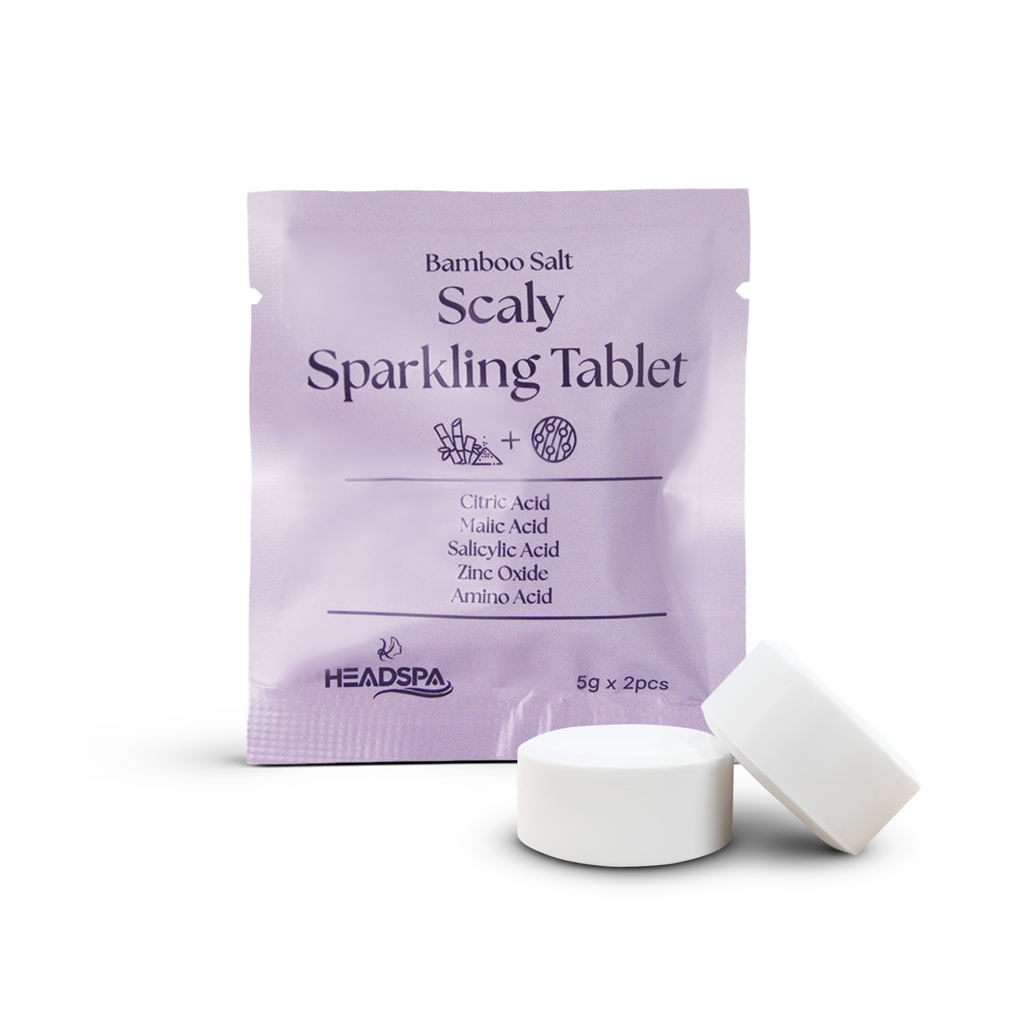 K-HeadSpa Bamboo Salt Sparkling Tablet for Scaly Scalp