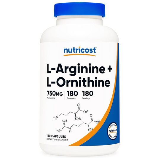 Nutricost L-Arginine L-Ornithine Capsules