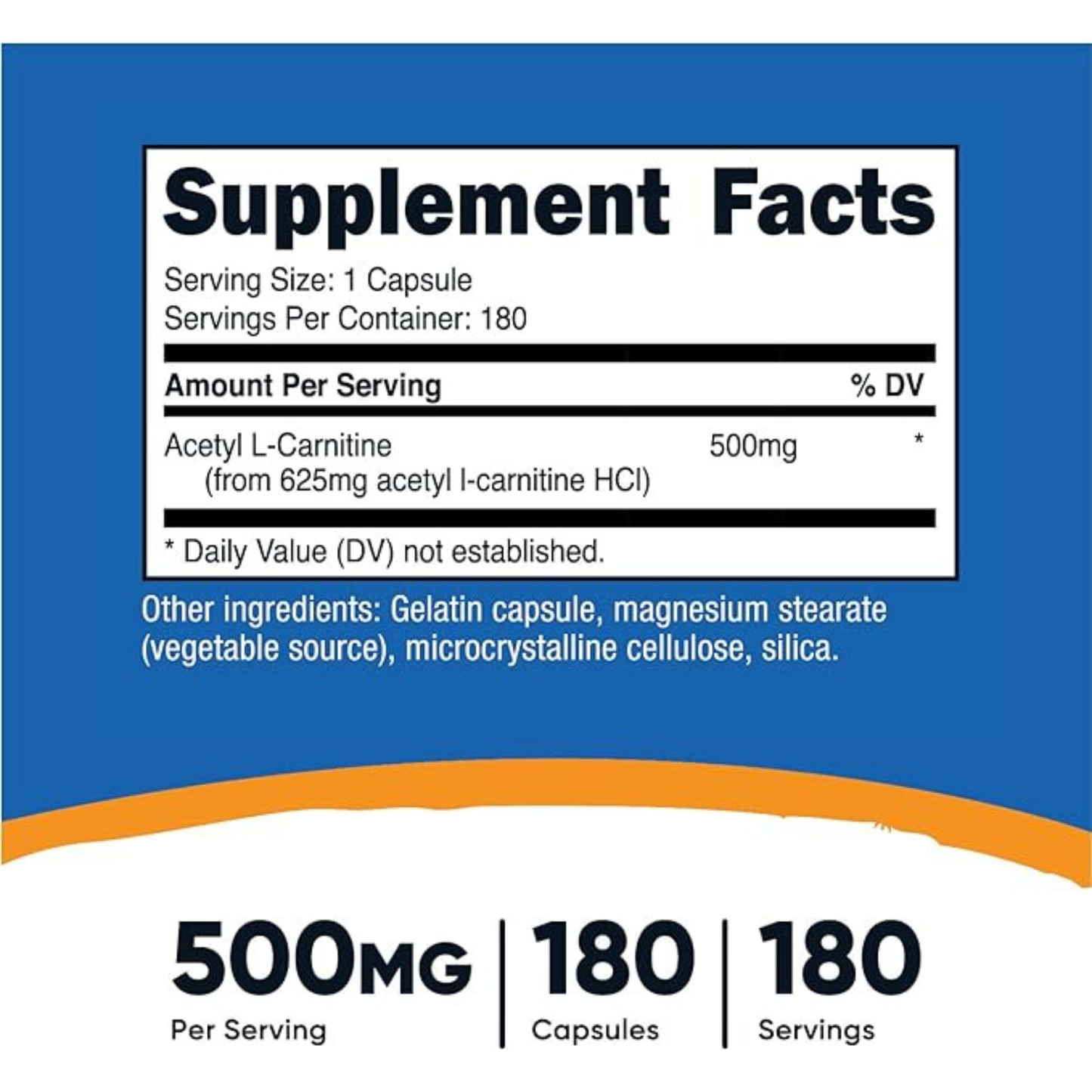 Nutricost Acetyl L-Carnitine Supplement