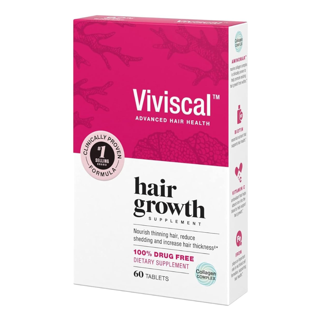 Viviscal Advanced Hair Health Supplements For Women 60 Tablets (1 Month Supply)