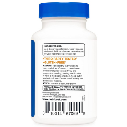 Nutricost Tudca 250mg tested