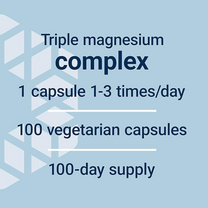 Life Extension Triple Magnesium Complex Capsules, 500 mg, 100 Vegetarian Capsules