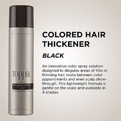 Toppik Colored Hair Thickener Black