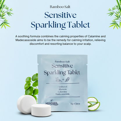 K-HeadSpa Bamboo Salt Sparkling Tablet for Sensitive Scalp