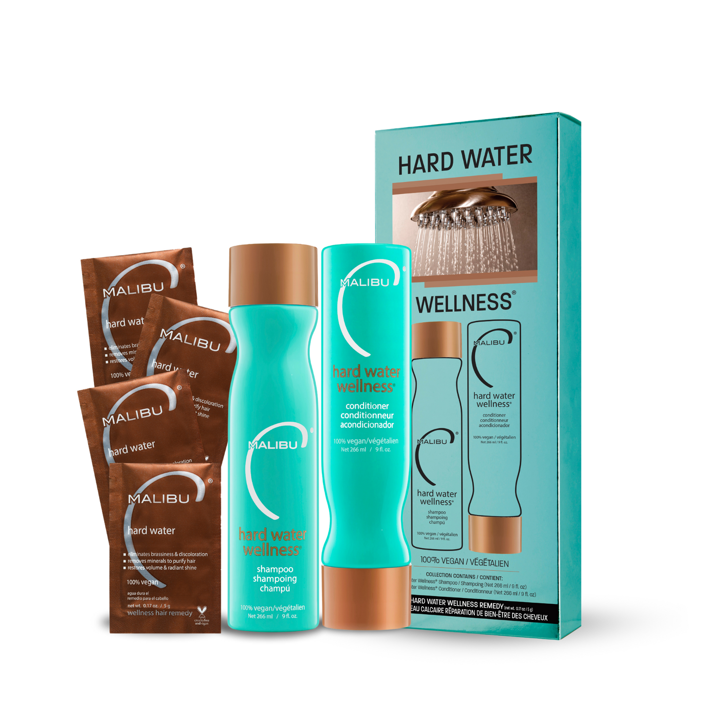 Malibu C Hard Water Wellness Collection For Nourished Hair Growth