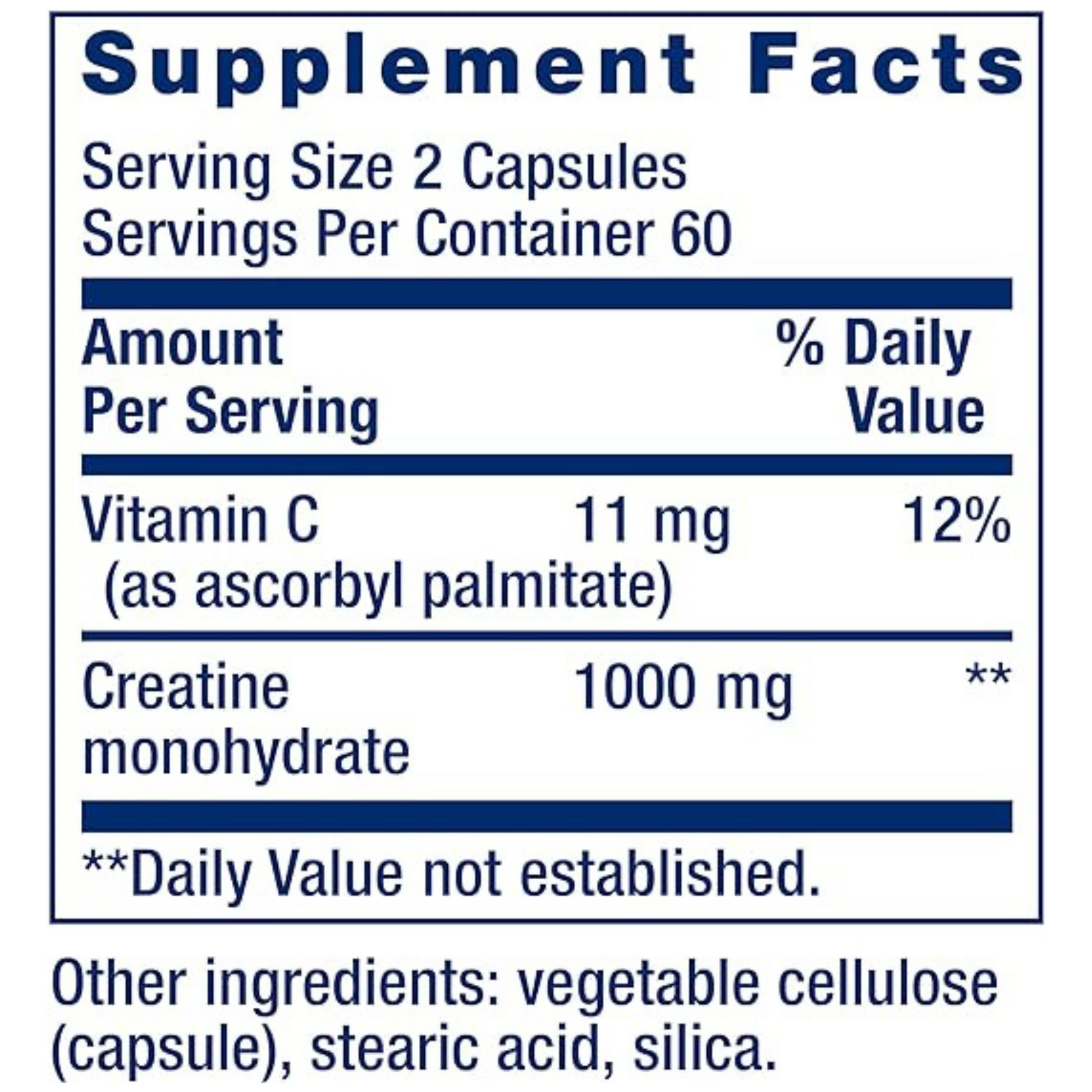  Thermogenic Probiotic Creatine Supplement facts